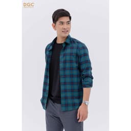 Áo sơ mi dài tay nam DGC Dáng suông Regular, Phong Cách Trẻ Trung Năng Động - SASDBC41M 2