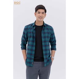 Áo sơ mi dài tay nam DGC Dáng suông Regular, Phong Cách Trẻ Trung Năng Động - SASDBC41M 3