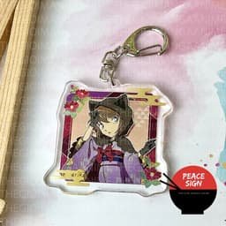 (mua 1 tặng 1) Móc khóa DETECTIVE CONAN ver YOKAI - Thám Tử Lừng Danh mica anime độc đáo conan kid amuro haibara 3