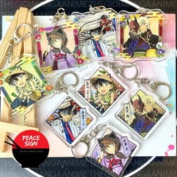 (mua 1 tặng 1) Móc khóa DETECTIVE CONAN ver YOKAI - Thám Tử Lừng Danh mica anime độc đáo conan kid amuro haibara 1