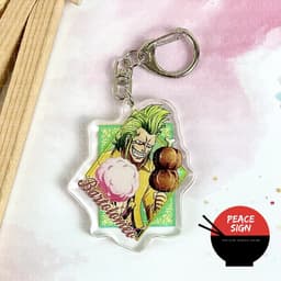 (mua 1 tặng 1) Móc khóa ONE PIECE ĐẢO HẢI TẶC ver THOI LƯƠNG THỰC in hình anime chibi mica zoro sanji luffy nami law 5