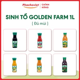 Sinh tố Golden Farm đủ vị trái cây chai 1000ml , dokhogiasi 1