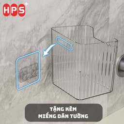 Hộp Nhựa Đựng Hành Tỏi, Hoa Qủa Để Tủ Lạnh Có Móc Dán Treo Tường 4