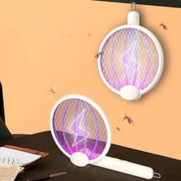 Vợt Bắt Muỗi Thông Minh Gấp Gọn 2 In 1 - Đèn Bắt Muỗi Tự Động Ban Đêm 8