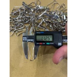 Móc sắt dài 32mm, phụ liệu may,  phụ kiện xích 6