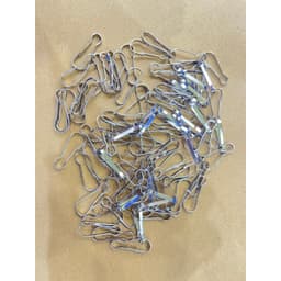 Móc sắt dài 32mm, phụ liệu may,  phụ kiện xích 2