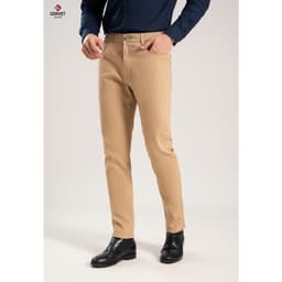[ẨN] Quần Kaki Nam GENVIET Dáng Col Đứng, Quần Tây Nam Vải Kaki Cotton, Phom Đứng Trẻ Trun 8142 3