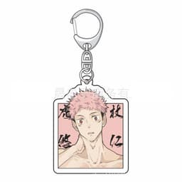 (mua 1 tặng 1) (VUÔNG CHỮ) Móc khóa JUJUTSU KAISEN Chú Thuật Hồi Chiến in hình anime chibi mica trong acrylic xinh xắn 3