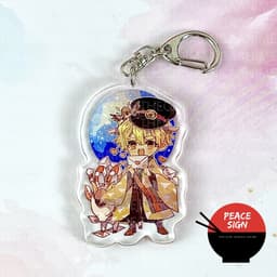 (mua 1 tặng 1) Móc khóa KIMETSU NO YAIBA ver 12 CUNG HOÀNG ĐẠO keyring mica acrylic in hình anime chibi dễ thương 7