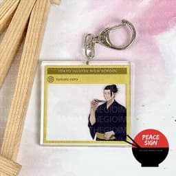 (Mua 1 tặng 1) Móc khóa mica JUJUTSU KAISEN ver Suguru GETO X Satoru GOJO hình in 2 mặt 5