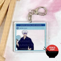 (Mua 1 tặng 1) Móc khóa mica JUJUTSU KAISEN ver Suguru GETO X Satoru GOJO hình in 2 mặt 6