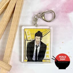 (Mua 1 tặng 1) Móc khóa mica JUJUTSU KAISEN ver Suguru GETO X Satoru GOJO hình in 2 mặt 8