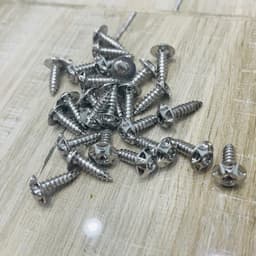 Ốc TITAN Gr5 size 4li15 ren xoắn gắn dàn áo honda cực sáng đẹp 6