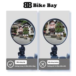 Gương xe đạp, gương chiếu hậu BIKEBAY hàng sịn GX01 4
