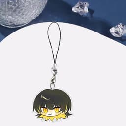 (mua 1 tặng 1) Móc dây treo điện thoại mica BLUE LOCK ver BABY hình in 2 mặt 6
