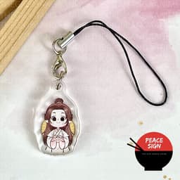 (mua 1 tặng 1) (CHIBI ĐỨNG) Dây Treo Điện Thoại mica Ma Đạo Tổ Sư Thiên Quan Tứ Phúc Hệ Thống Tự Cứu hình in 2 mặt 6