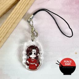 (mua 1 tặng 1) (CHIBI ĐỨNG) Dây Treo Điện Thoại mica Ma Đạo Tổ Sư Thiên Quan Tứ Phúc Hệ Thống Tự Cứu hình in 2 mặt 8