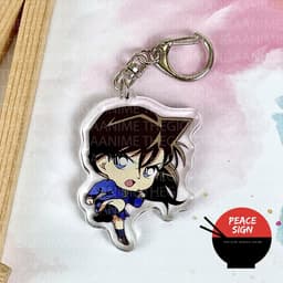 (mua 1 tặng 1) Móc khóa DETECTIVE CONAN ver HÀNH ĐỘNG Movie 26 Thám Tử Lừng Danh mica trong acrylic anime độc đáo 4