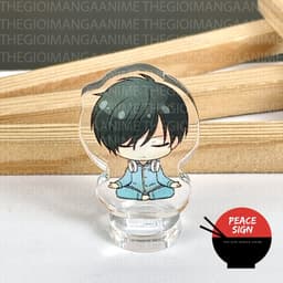 (mua 1 tặng 1) (PIJAMA) Standee 3CM mini BLUE LOCK tượng acrylic anime mica chibi mô hình trang trí nagi bachira reo 7
