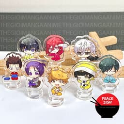 (mua 1 tặng 1) (PIJAMA) Standee 3CM mini BLUE LOCK tượng acrylic anime mica chibi mô hình trang trí nagi bachira reo 1