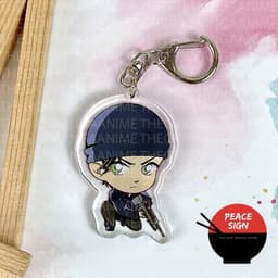 (mua 1 tặng 1) Móc khóa DETECTIVE CONAN ver HÀNH ĐỘNG Movie 26 Thám Tử Lừng Danh mica trong acrylic anime độc đáo 9