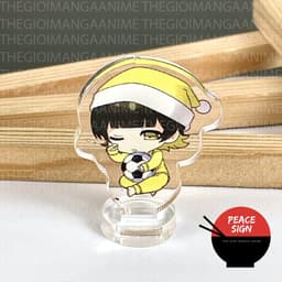 (mua 1 tặng 1) (PIJAMA) Standee 3CM mini BLUE LOCK tượng acrylic anime mica chibi mô hình trang trí nagi bachira reo 6