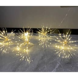 Đèn nháy pháo hoa chống nước 300 led (5 bông/bộ sải cánh dài 30cm) 2
