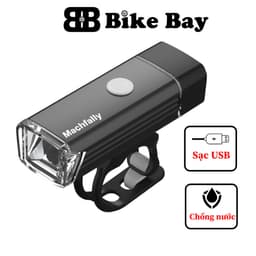Đèn xe đạp thể thao USB MACHALLY, đèn led gắn xe đạp siêu sáng DP03 2
