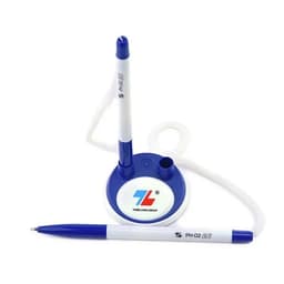 Bộ 2 cây Bút đế cắm để bàn Thiên Long PH-02 - Bút có dây để bàn cố định mực xanh chính hãng 100% 2