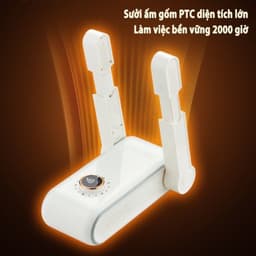 Máy sấy giày Sokany đa năng khử trùng, khử mùi giày tất, găng tay bằng tia cực tím loại cao cấp, Siêu nhanh khô 6