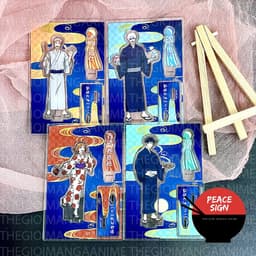 (TẶNG KÈM CARD)Mô hình Standee Jujutsu Kaisen ver KIMONO LỄ HỘI CHÚ THUẬT HỒI CHIẾN Acrylic anime mica chibi tượng trang 1