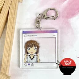 (Mua 1 tặng 1) Móc khóa DETECTIVE CONAN ver KHUNG INSTA - Thám Tử Lừng Danh mica trong acrylic anime độc đáo 6