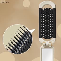 Lược chải tóc gấp gọn kèm gương 2 trong 1 đính Nơ Cừu siêu dễ thương 6