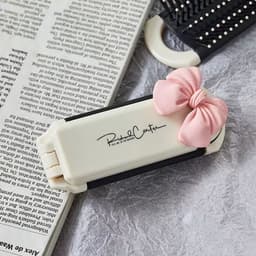 Lược chải tóc gấp gọn kèm gương 2 trong 1 đính Nơ Cừu siêu dễ thương 5