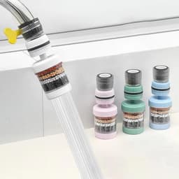 Đầu vòi lọc nước trực tiếp 6 lớp Carbon xoay 360° tiện dụng 3x12cm gdgs 2
