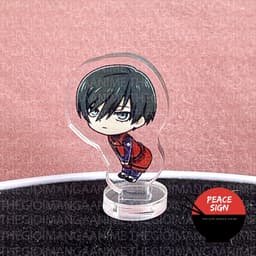(mua 1 tặng 1) (NGOÁY MÔNG) Standee 3CM mini BLUE LOCK acrylic anime mica chibi mô hình trang trí nagi bachira isagi rin 8