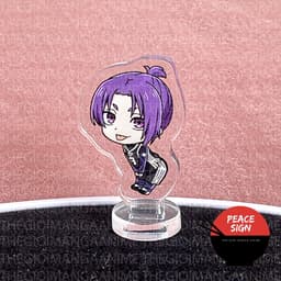 (mua 1 tặng 1) (NGOÁY MÔNG) Standee 3CM mini BLUE LOCK acrylic anime mica chibi mô hình trang trí nagi bachira isagi rin 5