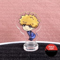 (mua 1 tặng 1) (NGOÁY MÔNG) Standee 3CM mini BLUE LOCK acrylic anime mica chibi mô hình trang trí nagi bachira isagi rin 6