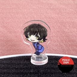(mua 1 tặng 1) (NGOÁY MÔNG) Standee 3CM mini BLUE LOCK acrylic anime mica chibi mô hình trang trí nagi bachira isagi rin 9
