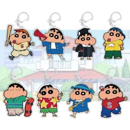 Móc khoá mini cậu bé bút chì - Móc khoá shinosuke cậu bé bút chì dễ thương cute, thiết kế miễn phí theo yêu cầu 2