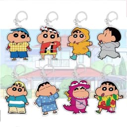 Móc khoá mini cậu bé bút chì - Móc khoá shinosuke cậu bé bút chì dễ thương cute, thiết kế miễn phí theo yêu cầu 1