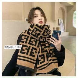 Khăn Choàng Cổ Cao Cấp, Khăn Choàng Cổ Chất Len Ép Mềm Size 65cm X 190cm 3