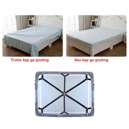 Bộ kẹp ga giường chống xê dịch chắc chắn có đệm nhựa chống rách nhiều lựa chọn màu sắc kiểu dáng 5