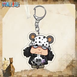(mua 1 tặng 1) Móc khóa ONE PIECE ver NGỒI Đảo hải tặc mica trong acrylic in hình anime chibi quà tặng độc đáo 3