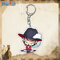 (mua 1 tặng 1) Móc khóa ONE PIECE ver NGỒI Đảo hải tặc mica trong acrylic in hình anime chibi quà tặng độc đáo 4