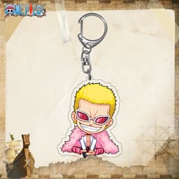 (mua 1 tặng 1) Móc khóa ONE PIECE ver NGỒI Đảo hải tặc mica trong acrylic in hình anime chibi quà tặng độc đáo 6