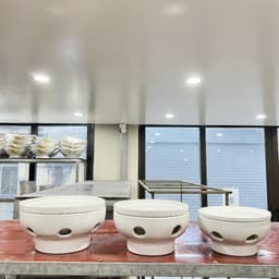 Bát hâm nóng thức ăn, Bếp  đun nóng thức ăn bằng cồn Bát Tràng, 3 size gốm sứ Cao cấp 3