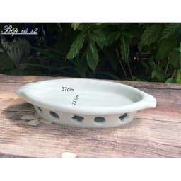 Bát hâm nóng thức ăn, Bếp  đun nóng thức ăn bằng cồn Bát Tràng, 3 size gốm sứ Cao cấp 5