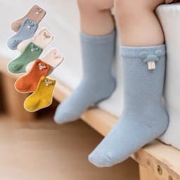 Set 10 Đôi Tất Trẻ Em Sơ Sinh Quả Dâu Cotton Chống Trơn Trượt Cho Bé Trai, Bé Gái Đi Cực Xinh SS68 5