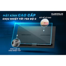 Bếp từ đôi Daikiosan DKT-200006 công suất 4000W Hàng Chính Hãng 5